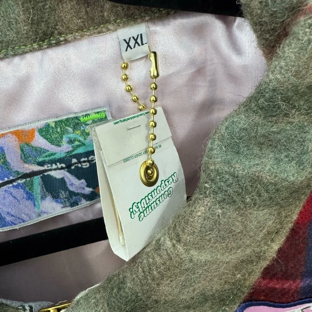 Better With Age Detroit Blanket Jacket Multi Men’s XXL - Picture 4 of 5